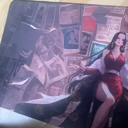 Boa Hancock One Piece Rubber Playmat Play Mat Tcg Trading Card Game Desk Pad - Image 3