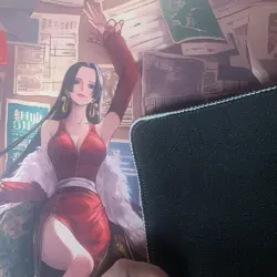 Boa Hancock One Piece Rubber Playmat Play Mat Tcg Trading Card Game Desk Pad - Image 4