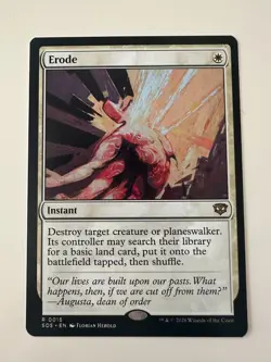 Erode Secrets of Strixhaven Regular Rare Card #15 MTG - Image 1