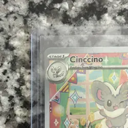 Pokemon Cinccino SV05 Temporal Forces Illustration Rare Holo 183/162 110 HP Card - Image 2