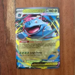 Pokemon TCG Mega Venusaur EX Mega Evolution 003/132 Double Rare NM Card - Image 1