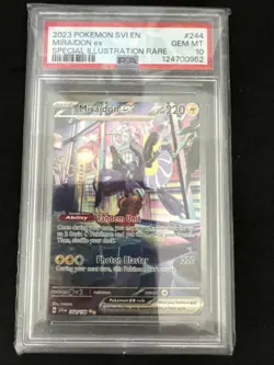 Miraidon EX 244/198 PSA 10 - Scarlet Violet - Pokemon Card Game - Image 1