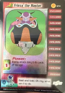 Score Dragon Ball Z CCG Frieza the Master Holo Card #124 (2000) Unlimited - Image 3