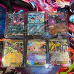 Pokemon TCG Bundle 6 Cards Perfect Order Ex Holo Mixed - Image 1
