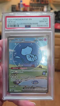 Pokemon Bubble Mew EX Paldean Fates Special Illustration Rare Card 232/091 PSA10 - Image 2
