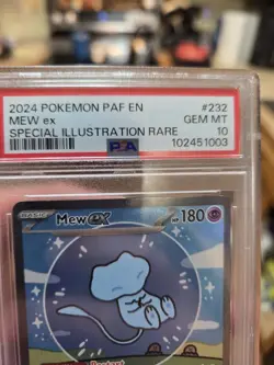 Pokemon Bubble Mew EX Paldean Fates Special Illustration Rare Card 232/091 PSA10 - Image 4