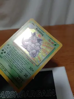 Pokemon TCG Nidoking Base Set Holo Unlimited Rare Card 11/102 LP Vintage WOTC - Image 5