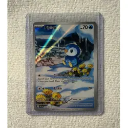 Piplup 098/094 Me02: Phantasmal Flames Illustration Rare Holo Pokemon Card - Image 1