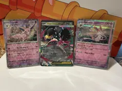 Pokemon EX Holo Card Bundle - Espeon, Mega Mawile EX, Sylveon - Image 2