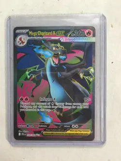 Mega Charizard X ex 109/94 Phantasmal Flames Pokemon Card - Image 1