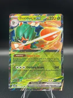 Decidueye EX 012/088 Double Rare Holo Pokemon Card NM Scarlet & Violet - Image 1