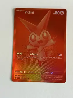 Pokemon TCG: English Victini Full Art, White Flare/Black Bolt, 172/86 - Image 1