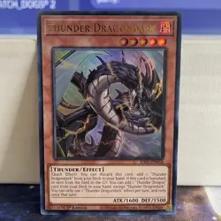 1ST EDITION THUNDER DRAGONDARK 2020 RA03-EN018 YUGIOH CARD (NM) - Image 1