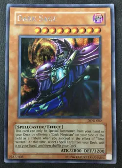 Yu-Gi-Oh TCG Dawn of Destiny Xbox #DOD-002 Dark Sage Prismatic Secret Rare LP - Image 1