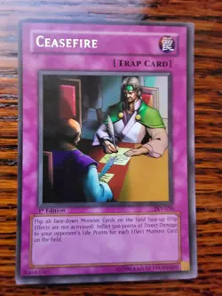 YUGIOH! Ceasefire 1st Edition PSV-030 Ultra Rare NA English - Image 1