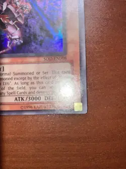 Horus the Black Flame Dragon LV8 SOD-EN008 Soul of the Duelist 1st Edition - Image 4