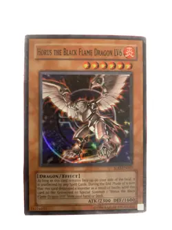 Yugioh Horus the Black Flame Dragon lv6 - Ultimate Rare SOD-En007 - Image 1