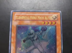 Yugioh - Elemental Hero Neos Alius TAEV-EN018 Ultimate Rare 1st Edition - Image 4