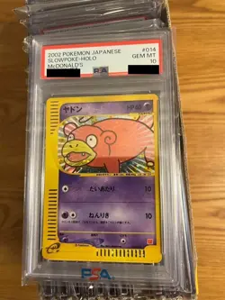 PSA 10 Pokemon Card Slowpoke HOLO McDONALD'S Promo 014 JAPANESE 2002 From JAPAN - Image 1