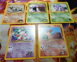 Pokemon TCG 5 Card Pokemon Gym Challenge/Heroes Lot - Image 3