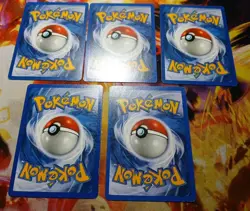 Pokemon TCG 5 Card Pokemon Gym Challenge/Heroes Lot - Image 5