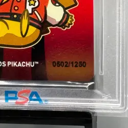 2025 POKEMON world championships PSA 10 VARSITY JACKET PIKACHU card BEAR WALKER - Image 2