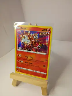 Pokemon Card Entei 19/203 Holo Foil Single Strike - Evolving Skies TCG - NM - Image 2