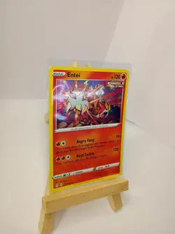 Pokemon Card Entei 19/203 Holo Foil Single Strike - Evolving Skies TCG - NM - Image 3