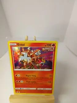 Pokemon Card Entei 19/203 Holo Foil Single Strike - Evolving Skies TCG - NM - Image 4