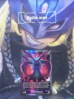 Digimon Card - (NM) Cherubimon BT7-079 Super Rare Foil - Bandai - Image 1