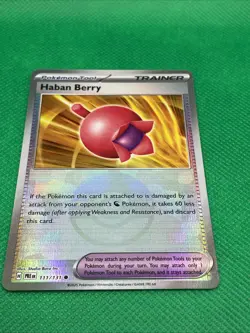 Haban Berry (Poke Ball Pattern) 111/131 Prismatic Evolutions Pokemon Card NM - Image 2