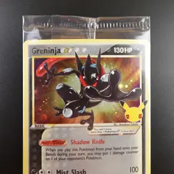 Greninja Gold Star SWSH 144 Pokemon Celebrations Sealed Promo Holo Card - Image 2