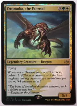 mtg magic Dromoka, the Eternal FOIL ENGLISH dromoka l'eternelle 2 available - Image 1