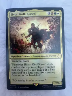 MTG Assassin's Creed *FOIL* M Eivor, Wolf-Kissed #0054 - Image 1