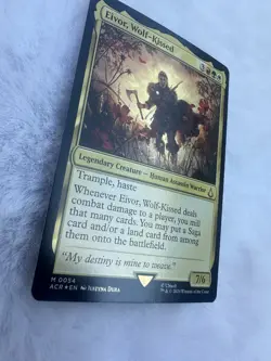 MTG Assassin's Creed *FOIL* M Eivor, Wolf-Kissed #0054 - Image 2