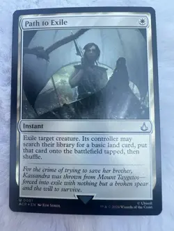 Path to Exile 0081 Foil Assassin's Creed Universes Beyond MTG Magic S2086* - Image 1
