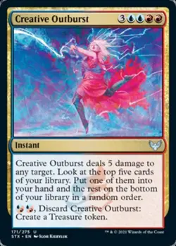 Creative Outburst - Near Mint MTG Strixhaven - Image 1