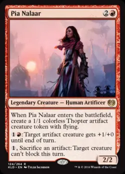 Pia Nalaar -Foil Light Play MTG Kaladesh - Image 1