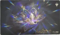 Mtg Jeweled Lotus Playmat Signed - Image 1