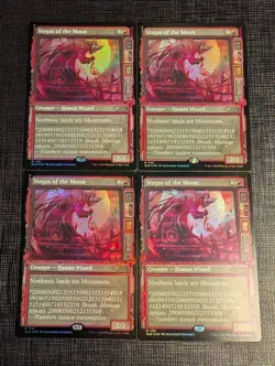 Mtg Magus Of The Moon/Magus Moon 4 Sheets English Version Foil - Image 1