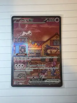Pokemon TCG Mew EX SVP 053 Scarlet Violet 151 Black Star Promo - Image 1