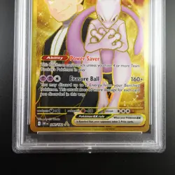 PSA 10 Team Rocket's Mewtwo ex 240/182 Pokemon Destined Rivals Full Art Graded - Image 3