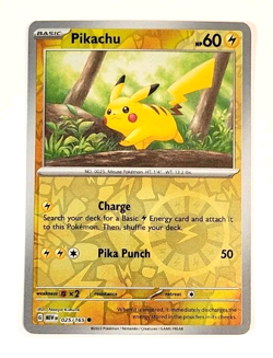 Pikachu - 025/165 - Reverse Holo - Pokemon 151 - Pokemon Card_1 - Image 1