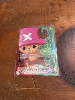 One Piece Tony Tony Chopper OP08-001 Two Legends Bandai 5000 Leader Regular Card - Image 1