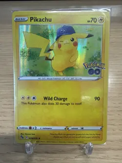 🚀2022 Pokemon GO Pikachu Promo Stamped | 028/078 Sealed Card - Image 1