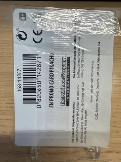 🚀2022 Pokemon GO Pikachu Promo Stamped | 028/078 Sealed Card - Image 2