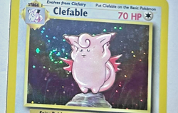 SWIRL Pokemon Card TCG Clefable 5/130 Base Set 2 WOTC 2000 Vintage Holo Rare LP - Image 5