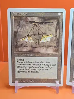 🟤🟤🟤 (4) 1994 Magic The Gathering ORNITHOPTER REVISED 3RD EDITION PLAYED 🟤🟤1 - Image 2