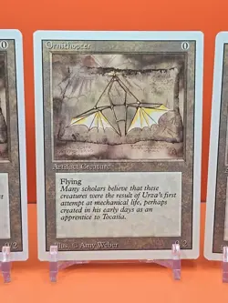 🟤🟤🟤 (4) 1994 Magic The Gathering ORNITHOPTER REVISED 3RD EDITION PLAYED 🟤🟤1 - Image 4
