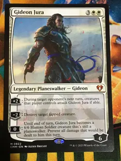 C5227 MAGIC MTG COMMANDER MASTERS GIDEON JURA #0822 NM MYTHIC - Image 1
